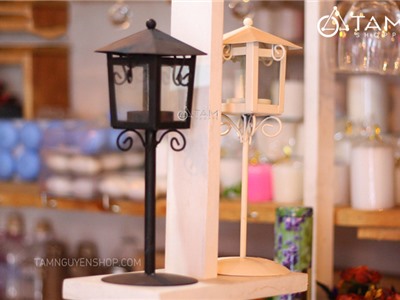 Chân nến sắt nghệ thuật nhà kính Street Lamp